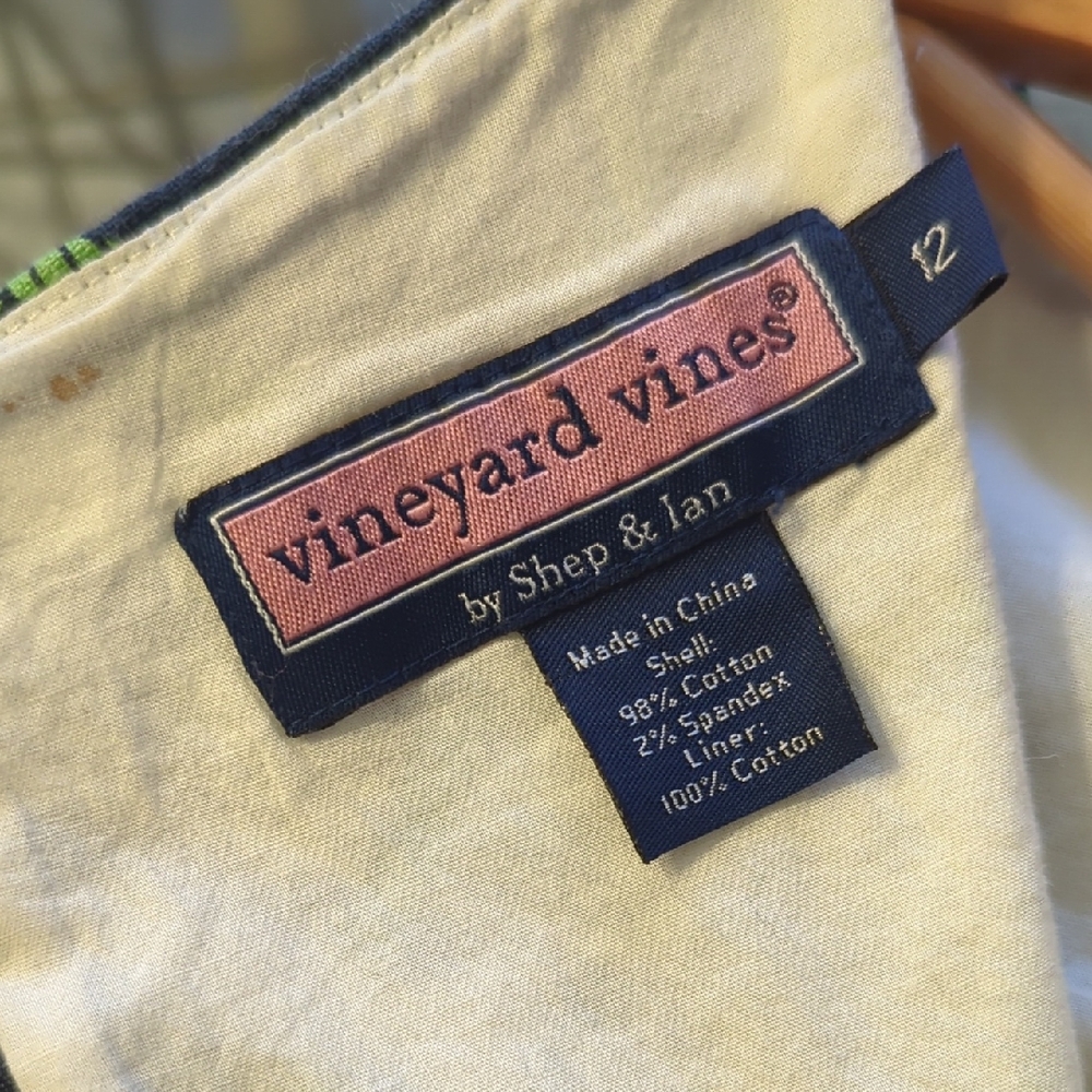 Vineyard Vines Off-White Cotton Blend Top